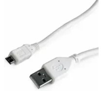 Gembird datu pārraides un uzlādes kabelis | USB-A uz Micro USB | 1m | balts
