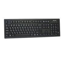 A4Tech KR-85 USB QWERTY ASV English Melna tastatūra