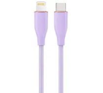 Gembird Premium silikona datu pārraides un uzlādes kabelis | Lightning uz USB-C | 1,5 m | purpursarkans