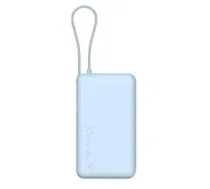 Xiaomi 10000mAh 67W ārējā akumulators, ledus zils ar iebūvētu USB-C kabeli - BHR08NZGL - 6932554471149