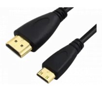 Brackton HDMI vīrietis uz Mini HDMI vīrietis kabelis 3m Melns