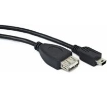 Gembird OTG USB sieviete uz MiniUSB vīrietis 2.0 kabelis, 0,15 m, Melns