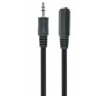 Gembird 3,5 mm vīrieša līdz 3,5 mm sievietes pagarinājuma kabelis, 2m, Melns