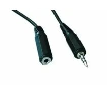 Gembird 3,5 mm vīriešu līdz 3,5 mm sieviešu kabelis, 3 m, Melns