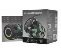 Gembird Bluetooth LED skaļrunis SPK-BT-LED-05-CM Camo
