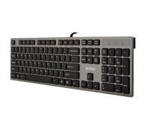 A4Tech KV-300H USB QWERTY tastatūra Melna, Pelēka