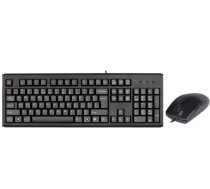 A4Tech KM-720620D USB QWERTY angļu melna tastatūra