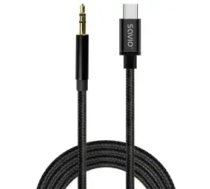 SAVIO USB-C uz 3,5 mm Mini Jack Kabelis 1m