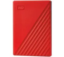 Western Digital My Passport 2TB Sarkanā