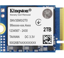 Kingston NV3 2TB SSD disks M.2 2230 PCI-E x4 Gen4 NVMe (SNV3SM3/2T0) - SNV3SM3/2T0 - 7406173499796