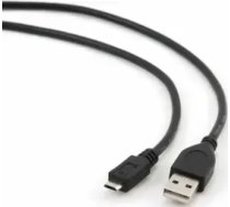 Gembird USB vīrietis uz MicroUSB vīrietis 2.0 Kabelis 0,3m Melns