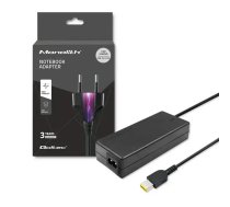 Qoltec 51528 Barošanas adapteris Lenovo klēpjdatoram 65W | 20V | 3.25A Tievā galviņa + pin melns