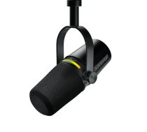 Shure MV7+-K - Lekciju un vokāla mikrofons ar XLR/USB-C savienojumu, melns