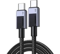 Ugreen USB-C - USB-C Kabelis 0,5 m, Melni pelēks (55764)