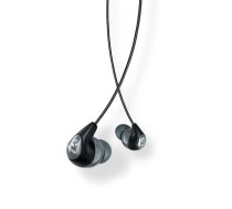 Shure SE112-GR Vada ausu austiņas ar vadu, iekšējās, zvanīšanai un mūzikai, melna, pelēka