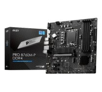 MSI PRO B760M-P DDR4 mātesplate Intel B760 LGA 1700 micro ATX