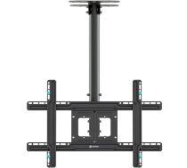 ONKRON Ceiling mount for TV 32"-80" max 68 kg, tilt-swivel, black