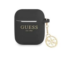 Guess Apple 4G Charms Silicone Case for Airpods 1/2 Black