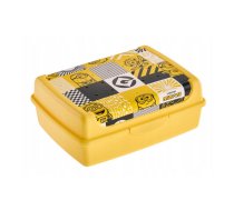 Pārtikas uzglabāšanas trauks deco-click-box midi 1L Carla "Minions Mosaic" 17x13x7cm dzeltens