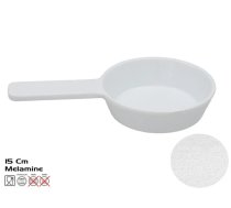 15 cm balta zupas/mērces karote, 8,5x15x2,5 cm, KITCHEN&GO