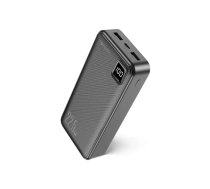 Forever TB-300L ārējais akumulators (powerbank) | 20000 mAh | 22.5W | USB-A, USB-C | LED ekrāns | melns