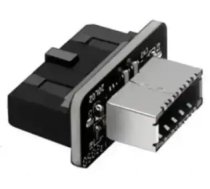 Adapteris Gembird USB 3.0 19Pin (iekšējais) uz Type-E (priekšējā paneļa USB-C)