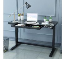 Rakstāmgalds ERGO ar 1 motoru 120x60xH72-121cm, melns