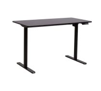 Rakstāmgalds ERGO LIGHT ar 1 motoru 120x60xH72,5-117,5cm, melns