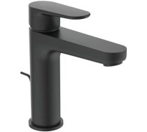 Ideal Standard CERAFINE O H120 izlietnes maisītājs ar pop-up noplūdi izlietnei, Silk Black