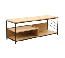 TV galds DIMITRA 120x40xH45cm, veclaicīgs/melns