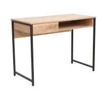 Rakstāmgalds DIMITRA 100x50xH76cm, veclaicīgs/melns