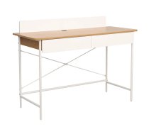 Rakstāmgalds FERDIE 120x48xH88cm, osis/balts