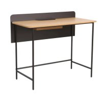 Rakstāmgalds HARPER 100x49,5xH85cm, osis/melns