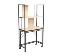 Galds / plaukts LESTER 84x40xH160cm, melamīns