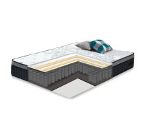 Atsperu matracis HARMONY DELUX 90x200xH30cm, iepakots rullī