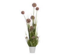 Mākslīgais zieds IN GARDEN H120cm, violets alijs, zāle ar podiņu