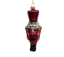 Ziemassvētku rotājums JOY NUTCRACKER 15.5cm, stikls