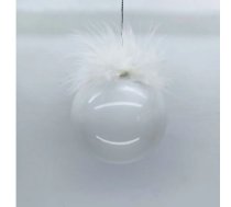 Ziemassvētku rotājums JOY PEARL D8cm, stikls
