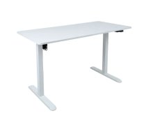 Rakstāmgalds ERGO LIGHT ar 1 motoru 120x60xH73-118cm, balts