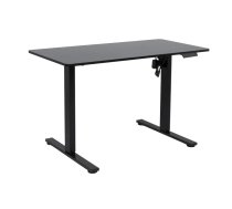 Rakstāmgalds ERGO FIT ar 1 motoru 120x60xH71,5-116cm, melns