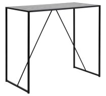 Bāra galds SEAFORD 120x60xH105cm, melns