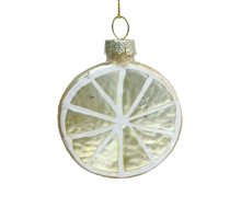 Ziemassvētku rotājums JOY LEMON 6.5cm, stikls