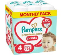 Pampers Premium Care Autiņbiksītes 4, 9-15 kg, 94 gab.