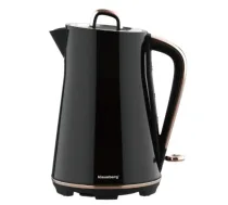 Elektriskā tējkanna, nerūsējošā tērauda, ​​melna, 1,7 l, 2200 W, KB 9015, Klausberg - KB 9015 - 5908287290150
