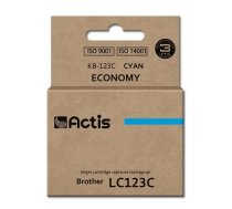 Actis KB-123C Tinte (aizvieto Brother LC123C/LC121C; Standarta; 10 ml; zils)
