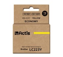 Actis KB-223Y tintes (aizvieto Brother LC223Y; Standarta; 10 ml; dzeltena)