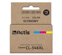 Actis KC-546 tintes (Canon CL-546XL aizvietotājs; Supreme; 15 ml; 180 lapas; magenta, zils, dzeltens).