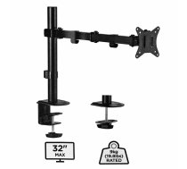 Gembird MA-D1-01 monitoru turētājs / statīvs 81,3 cm (32") Melns Galda