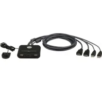 Aten 2-portu USB VGA FHD HDMI KVM slēdzis (CS22HF-AT) - NUATNKV2PCS22HF - CS22HF-AT - 4710469341304