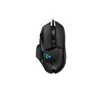 Logitech G502 Melna spēļu pele (Modelis 910-005470) - T-MLX58056 - 5099206080263